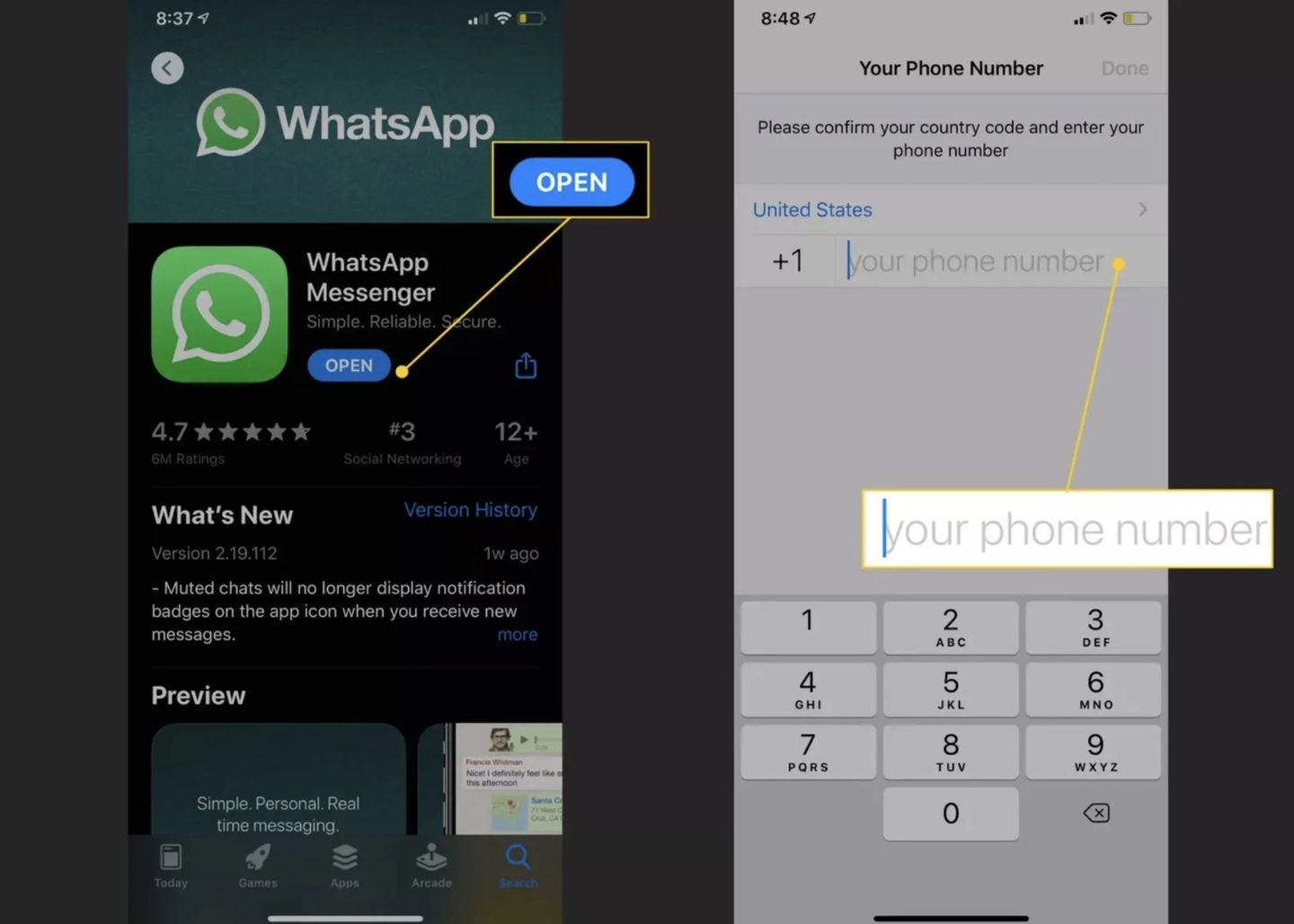 Источник: Lifewire / Интерфейс iPhone