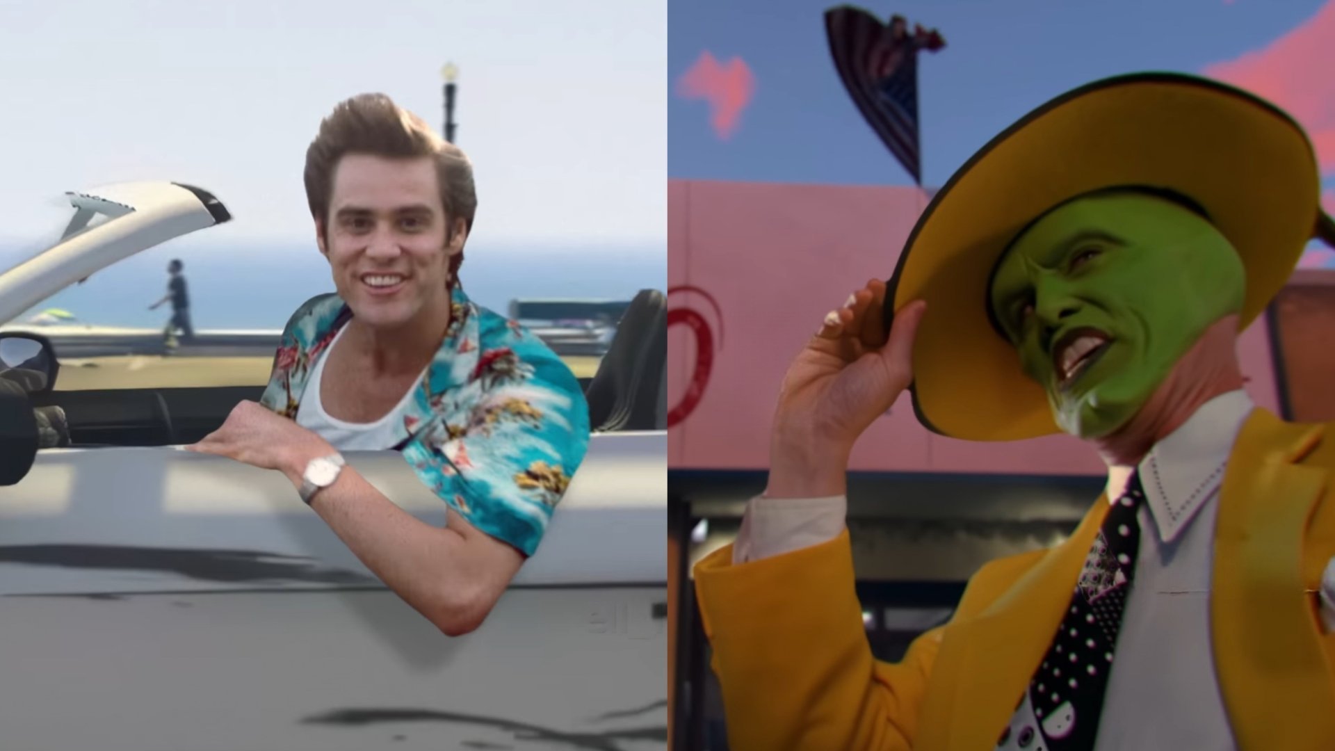 Джим Керри попал в GTA 5 и устроил полный беспредел