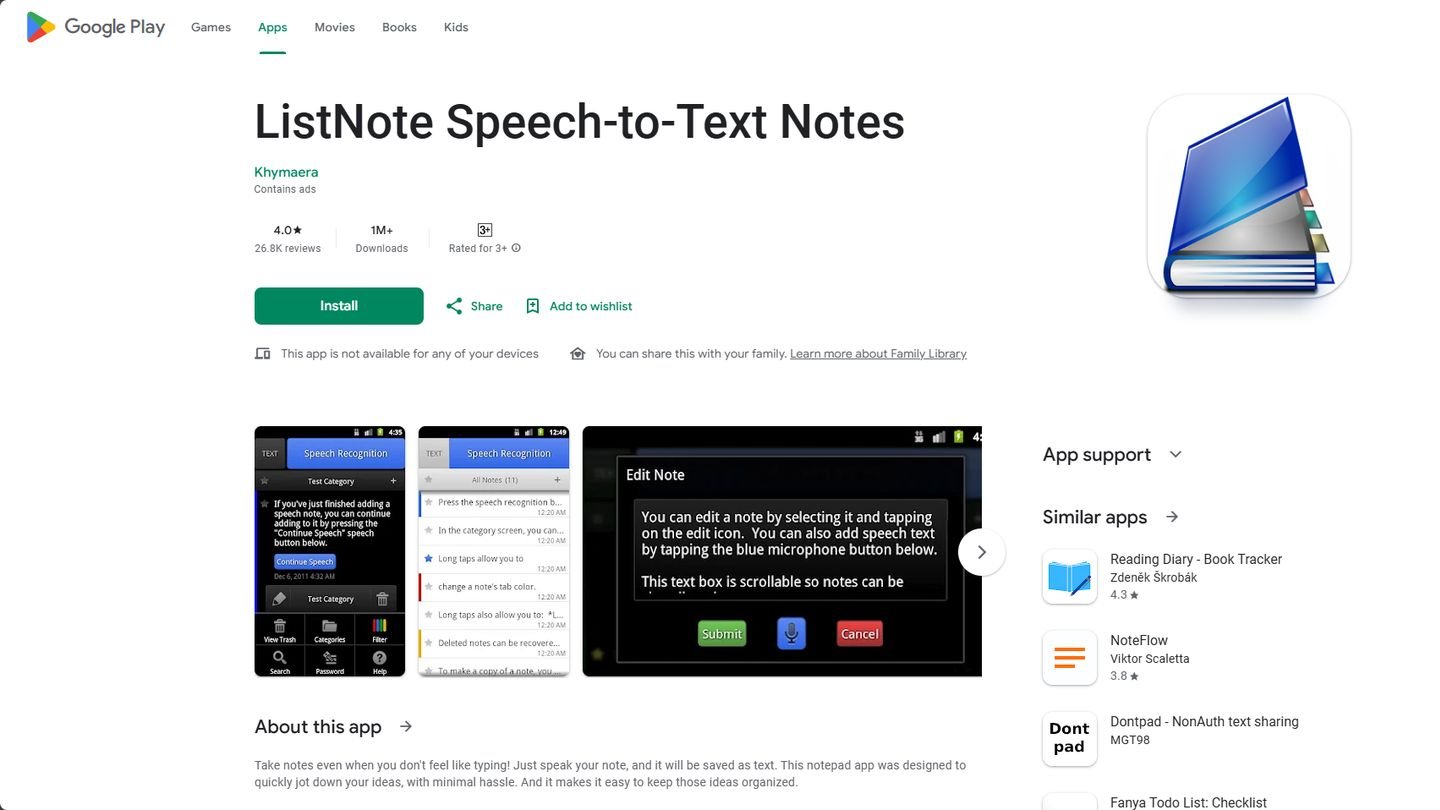 Источник: CQ / ListNote Speech-to-Text Notes