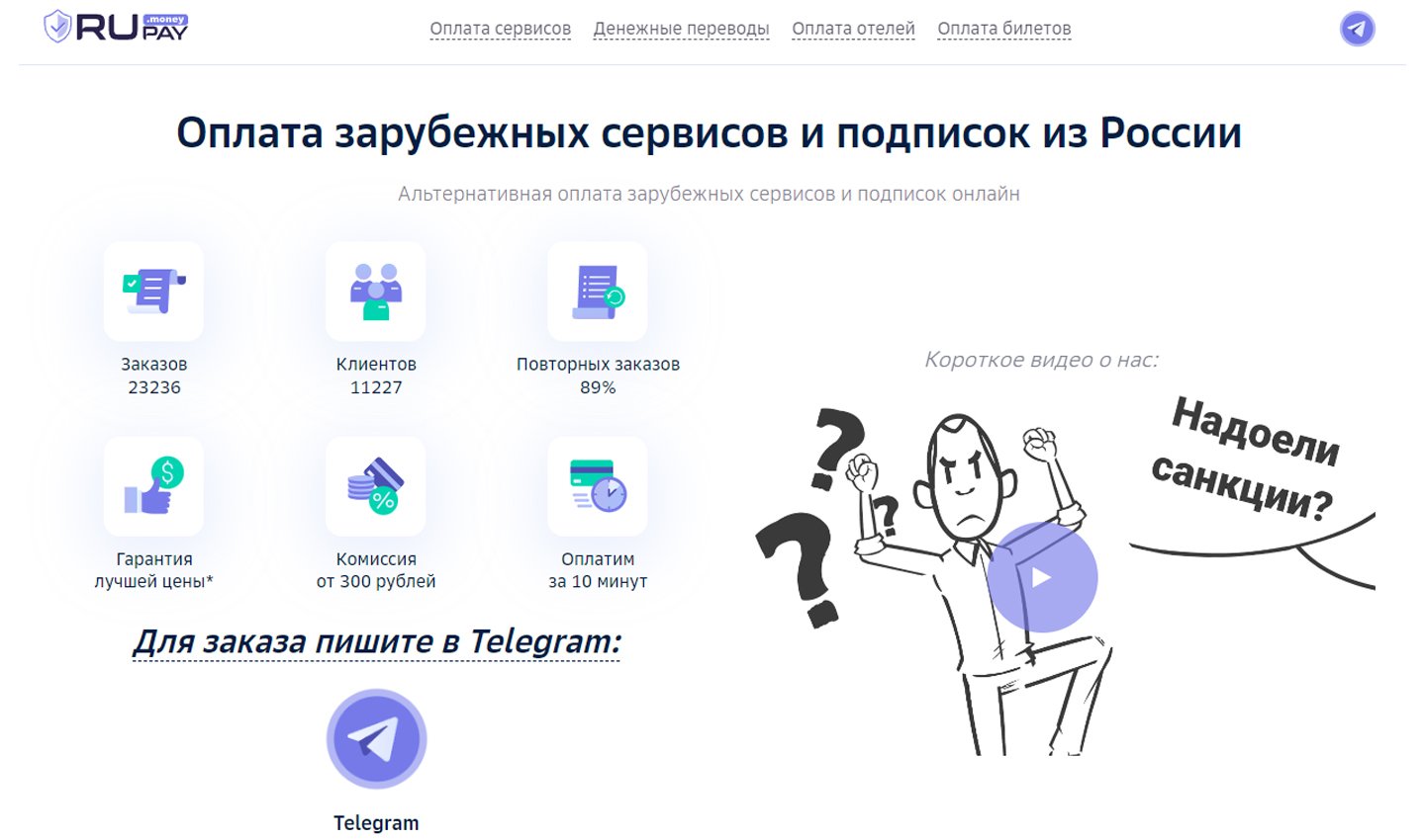 Источник: CQ \ Скриншот RUPayMoney