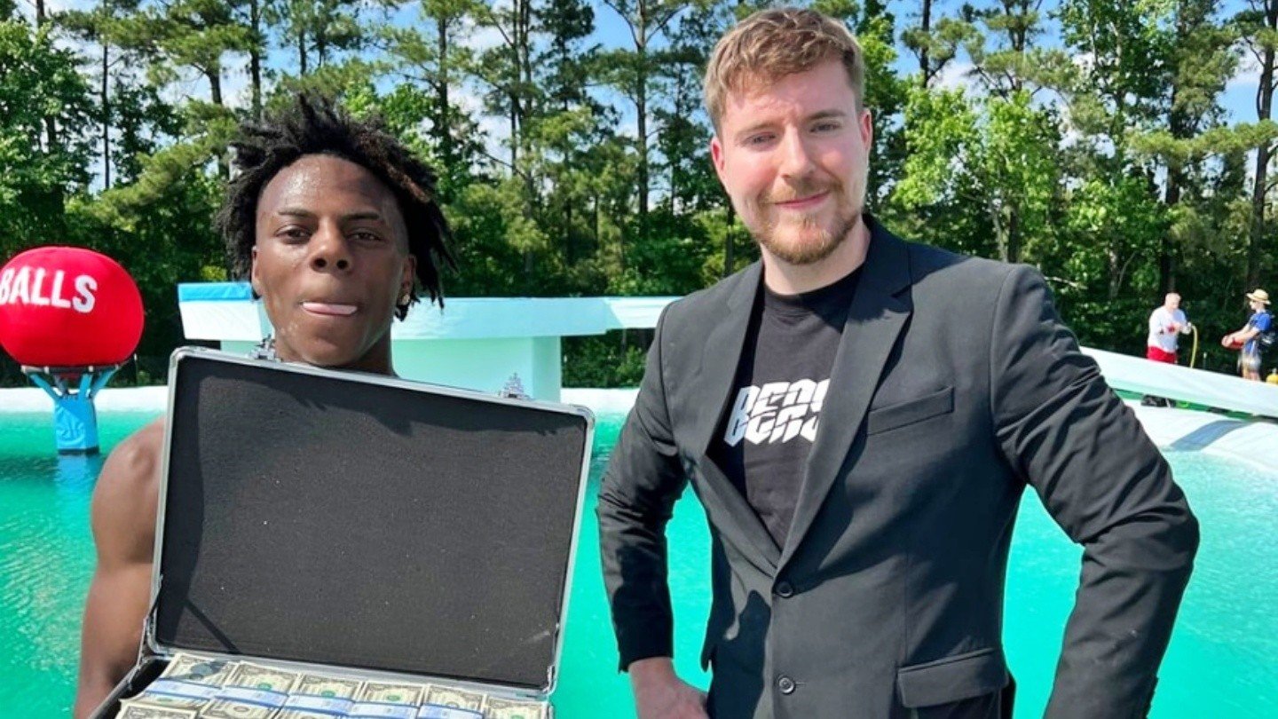 MrBeast и IShowSpeed провели совместный стрим с испытанием на  100 тысяч