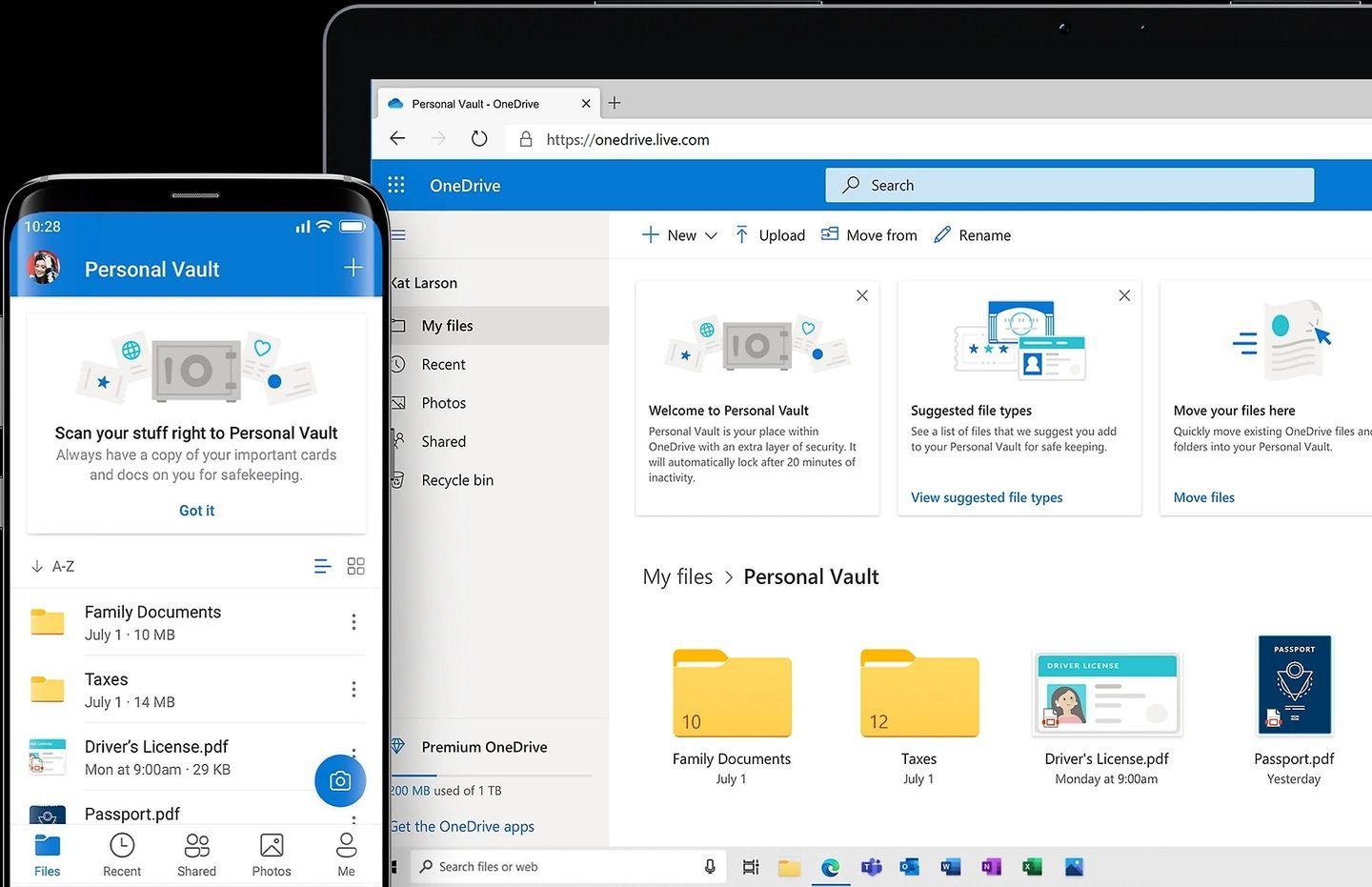 Источник: Microsoft / OneDrive для ПК и мобильных