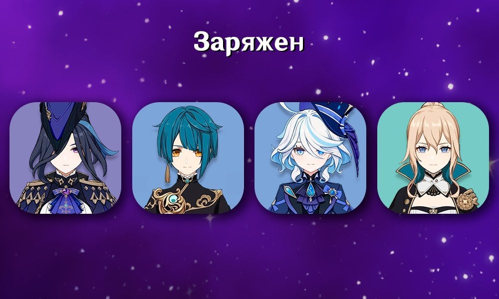 Источник: CQ.ru / Клоринда, Син Цю, Фурина, Джинн из Genshin Impact