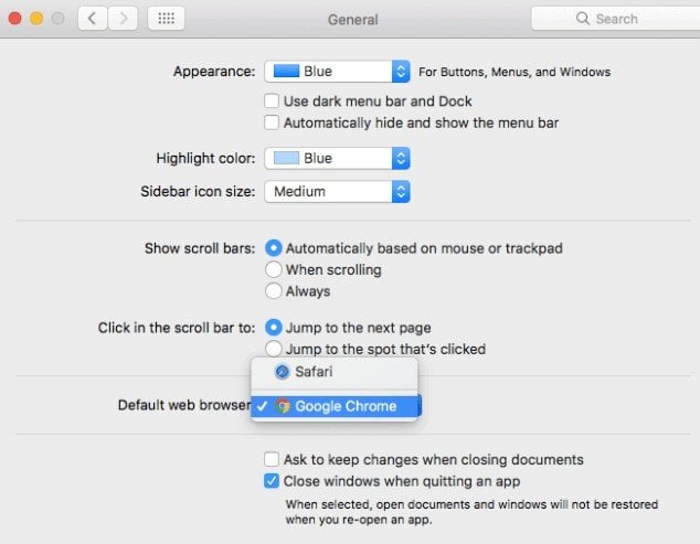 Источник: inMyMac / Смена обозревателя в MacOS