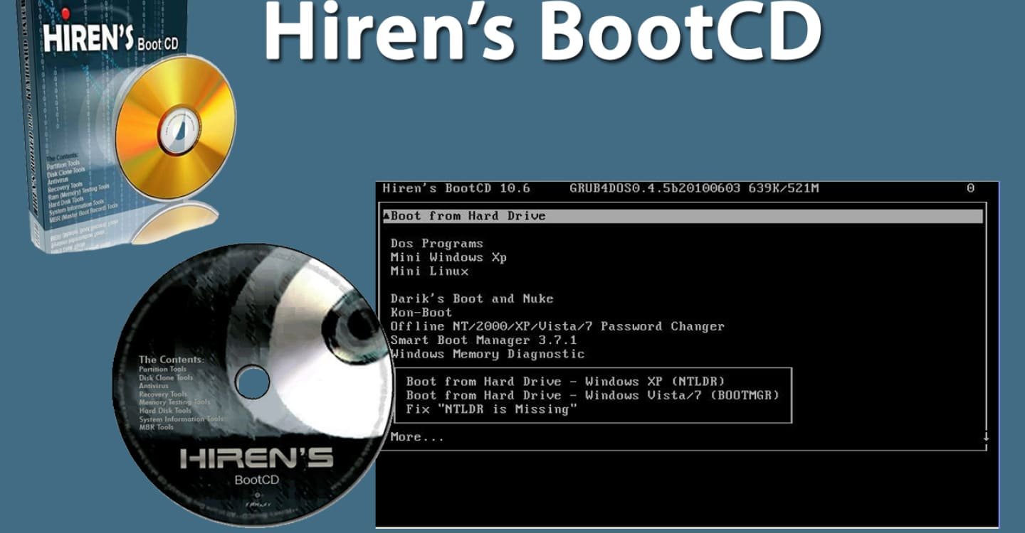Источник: fost.ws / Hiren’s BootCD