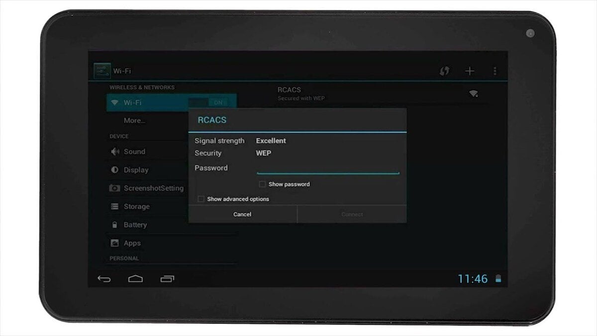 Источник: strtorg / Подключение планшета к Wi-Fi