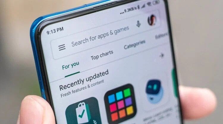 Источник: AndroidInsider / Интерфейс Google Play