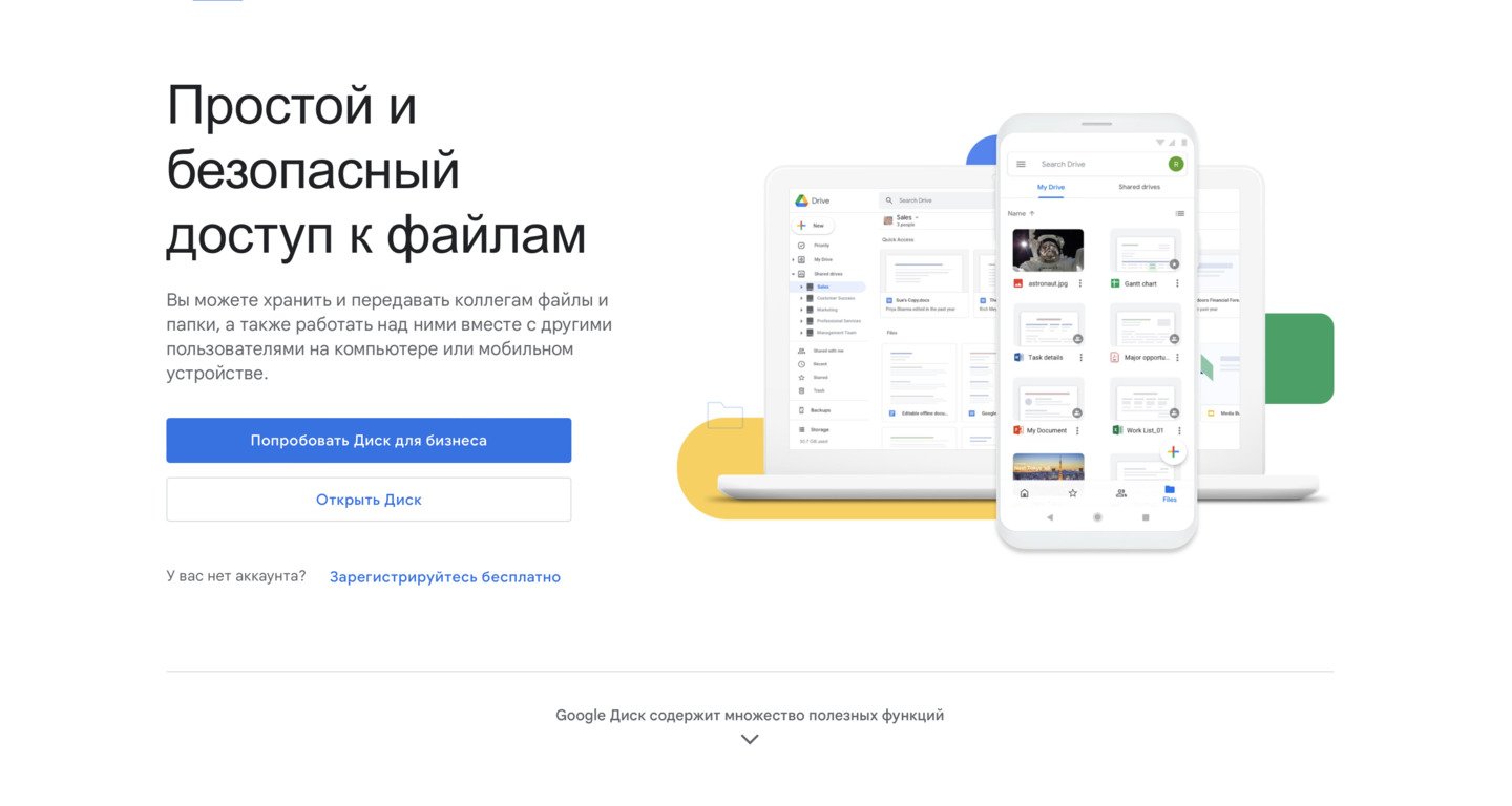 Источник: CQ / Интерфейс Google Диск