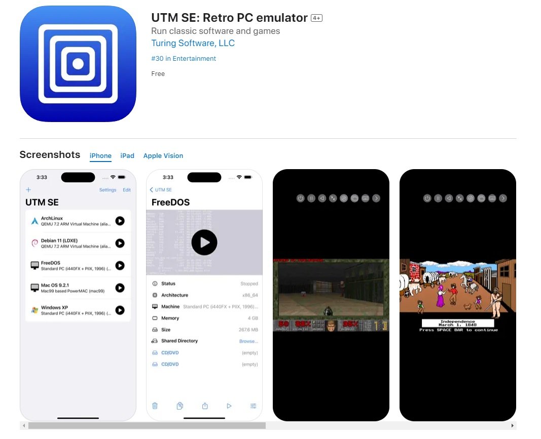 Источник: App Store / Бесплатный эмулятор ПК для ретро-игр