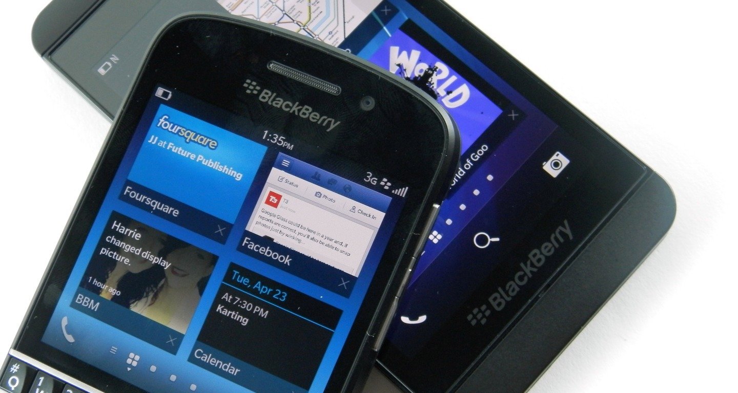 Источник: TechRadar / интерфейс BlackberyOS