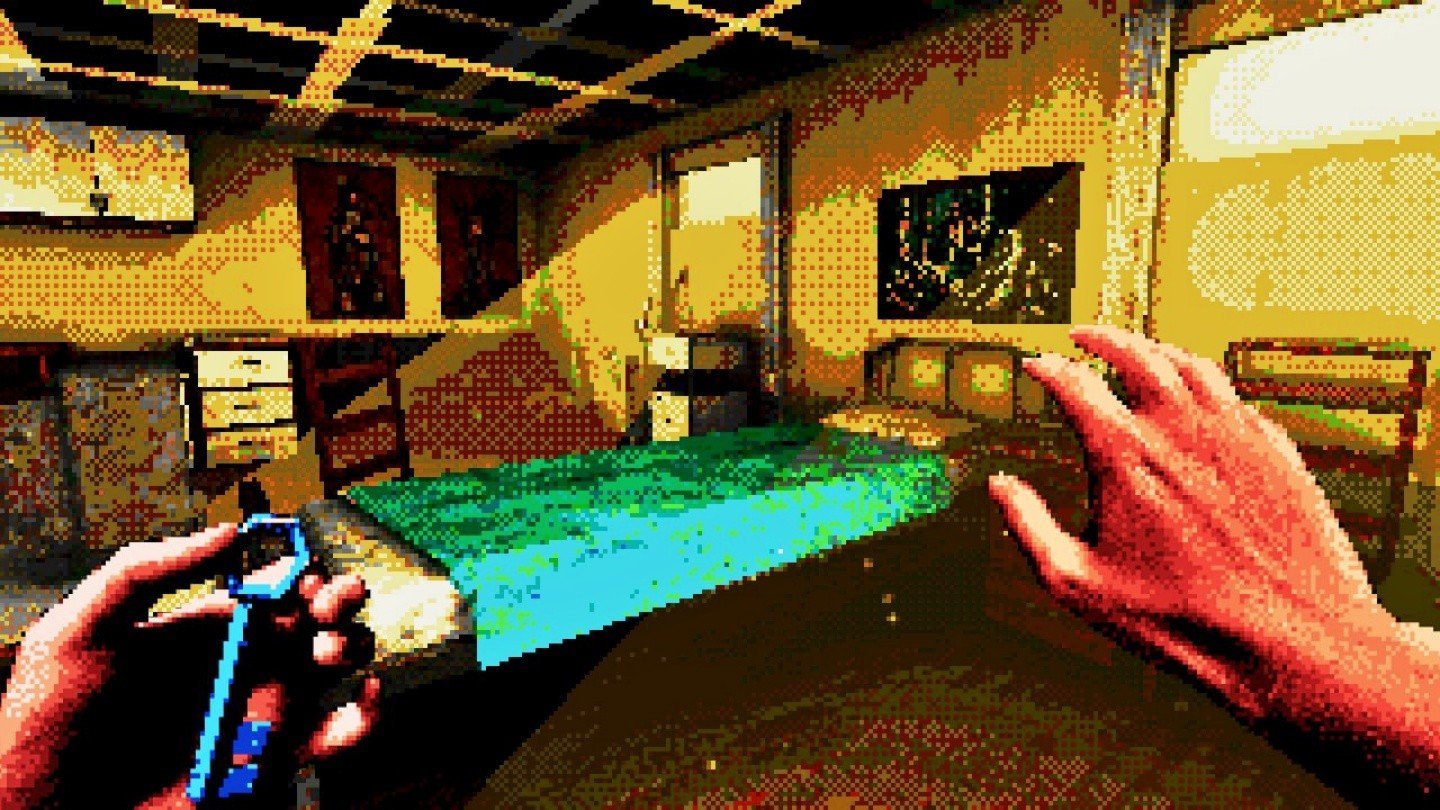 В Steam можно бесплатно сыграть в хоррор с необычной ретрографикой
