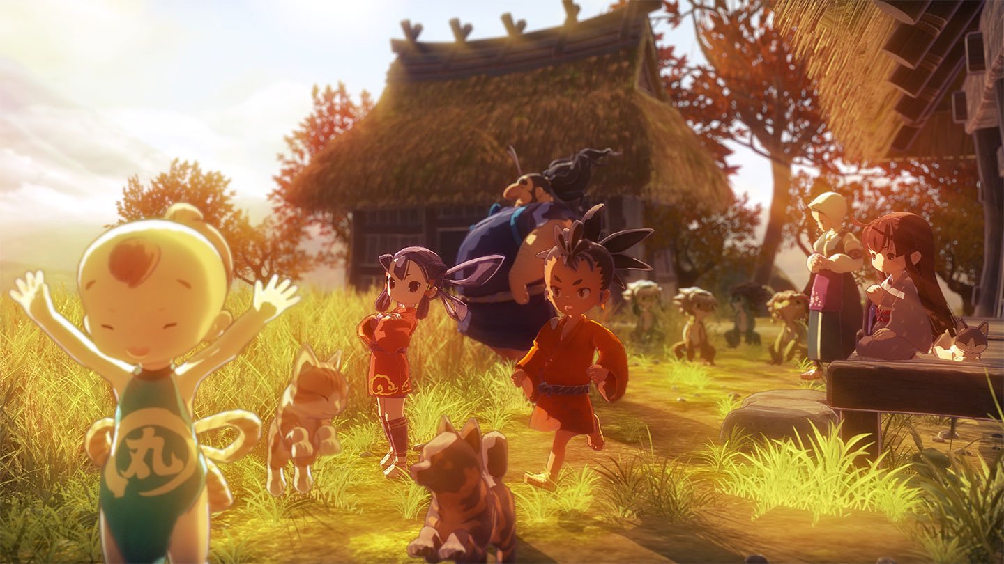 Источник: Steam / Катсцена в Sakuna: Of Rice and Ruin