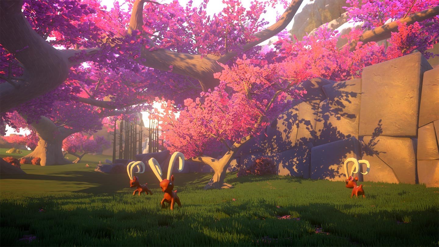 Источник: Steam / Красивые виды и животные в Yonder