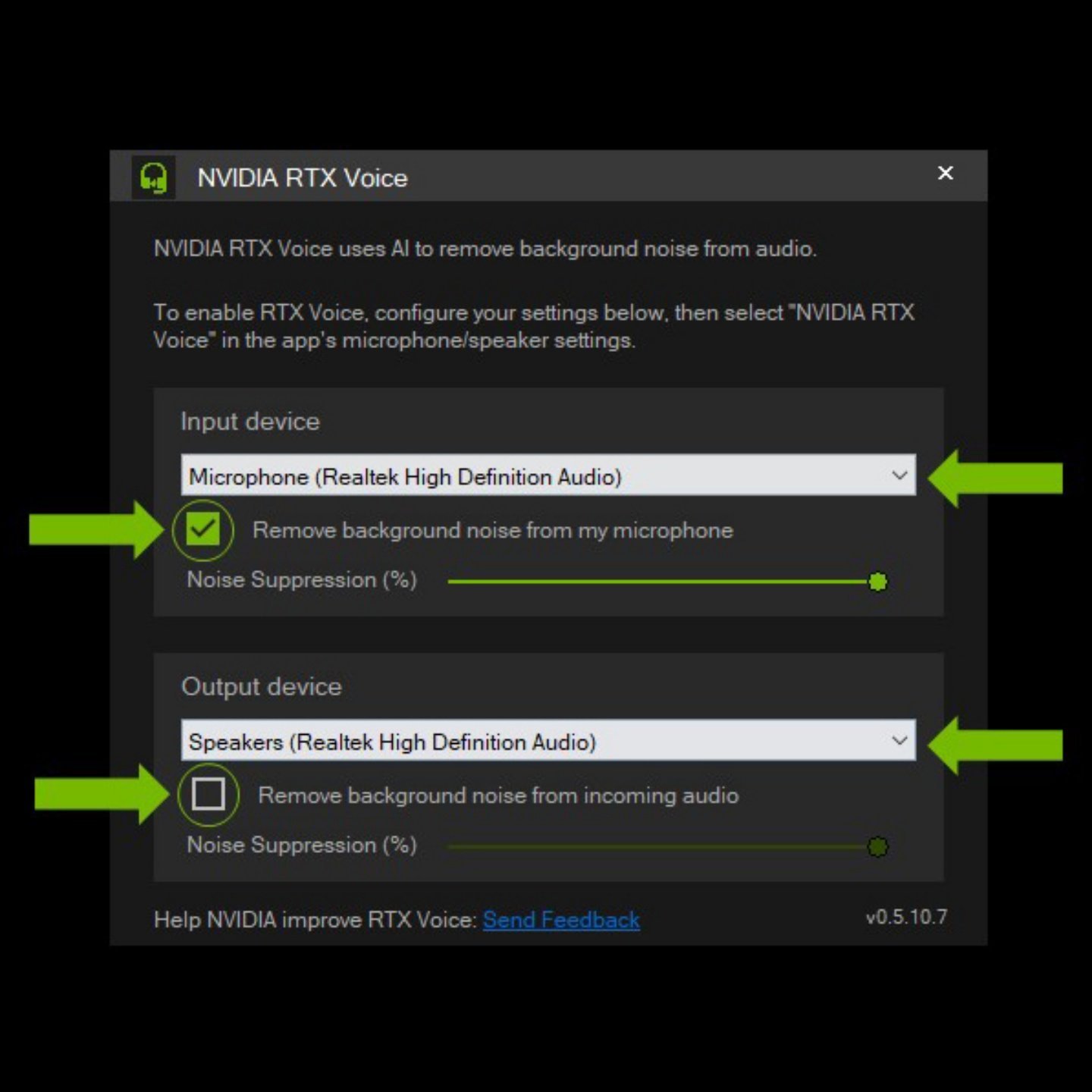 Источник: NVIDIA / Как настроить шумоподавление в RTX Voice