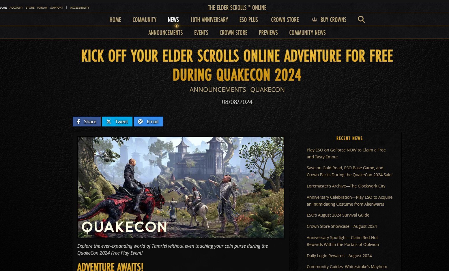 Источник: Elderscrollsonline.com