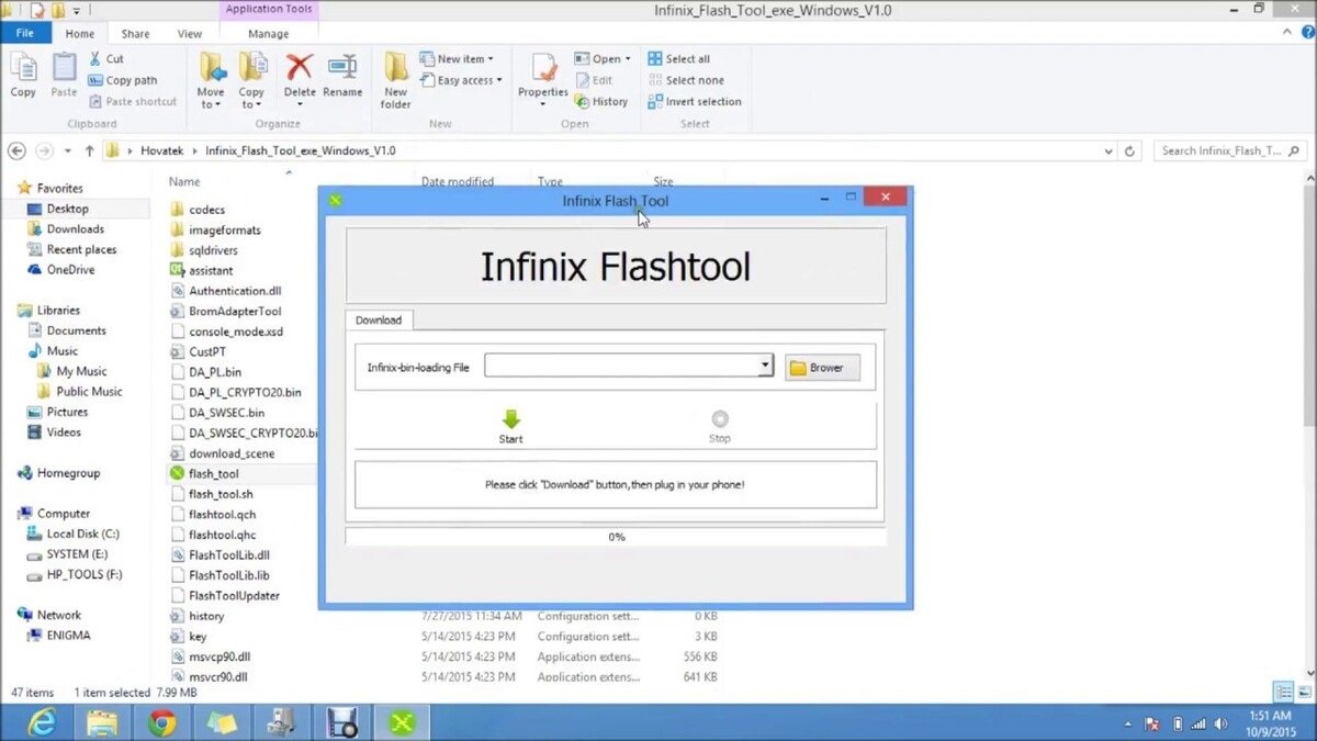 Источник: YouTube / Infinix Flash Tool