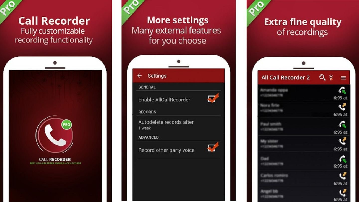 Источник: Android Authority / Скриншот программы Call Recorder