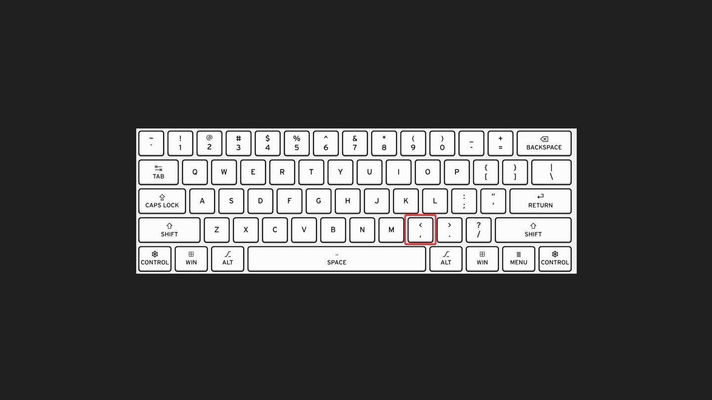 Источник: Ranked / Запятая в английской раскладке