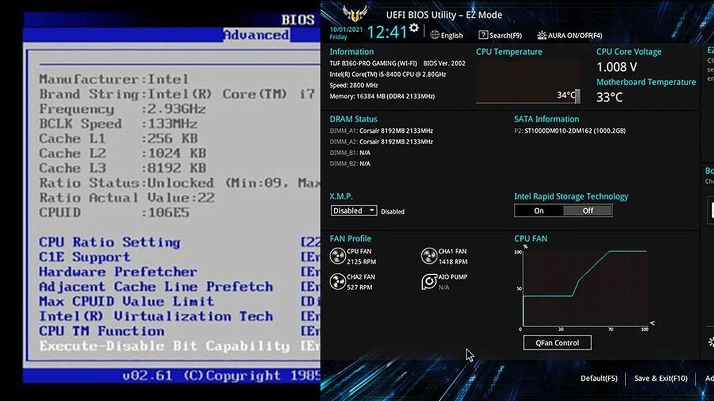 Источник: Xataka Windows / BIOS и UEFI