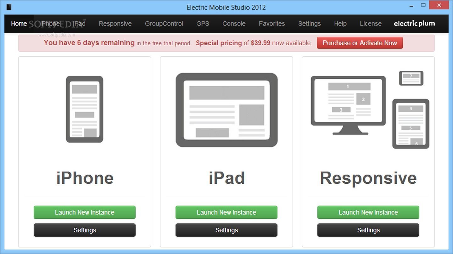 Источник: Softpedia / Скриншот Electric Mobile Studio