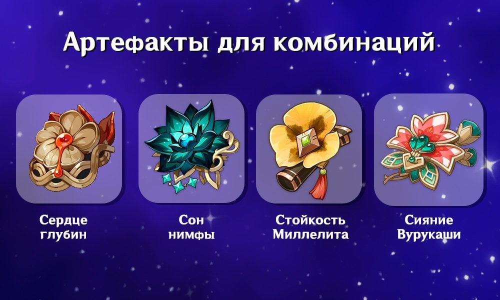 Источник: CQ.ru / Варианты комбинаций артефактов