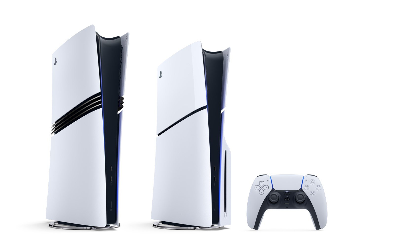 Источник изображения: Sony / PS5 Pro (слева) и PS5 Slim