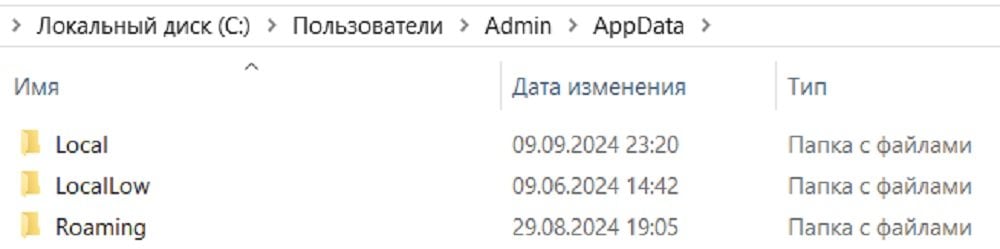 Источник: Скриншот CQ.ru / Путь к папке AppData