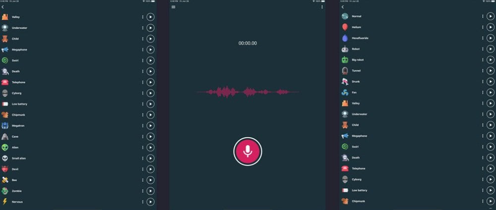 Источник:&nbsp;ipaomtk.com / Интерфейс Voice Changer