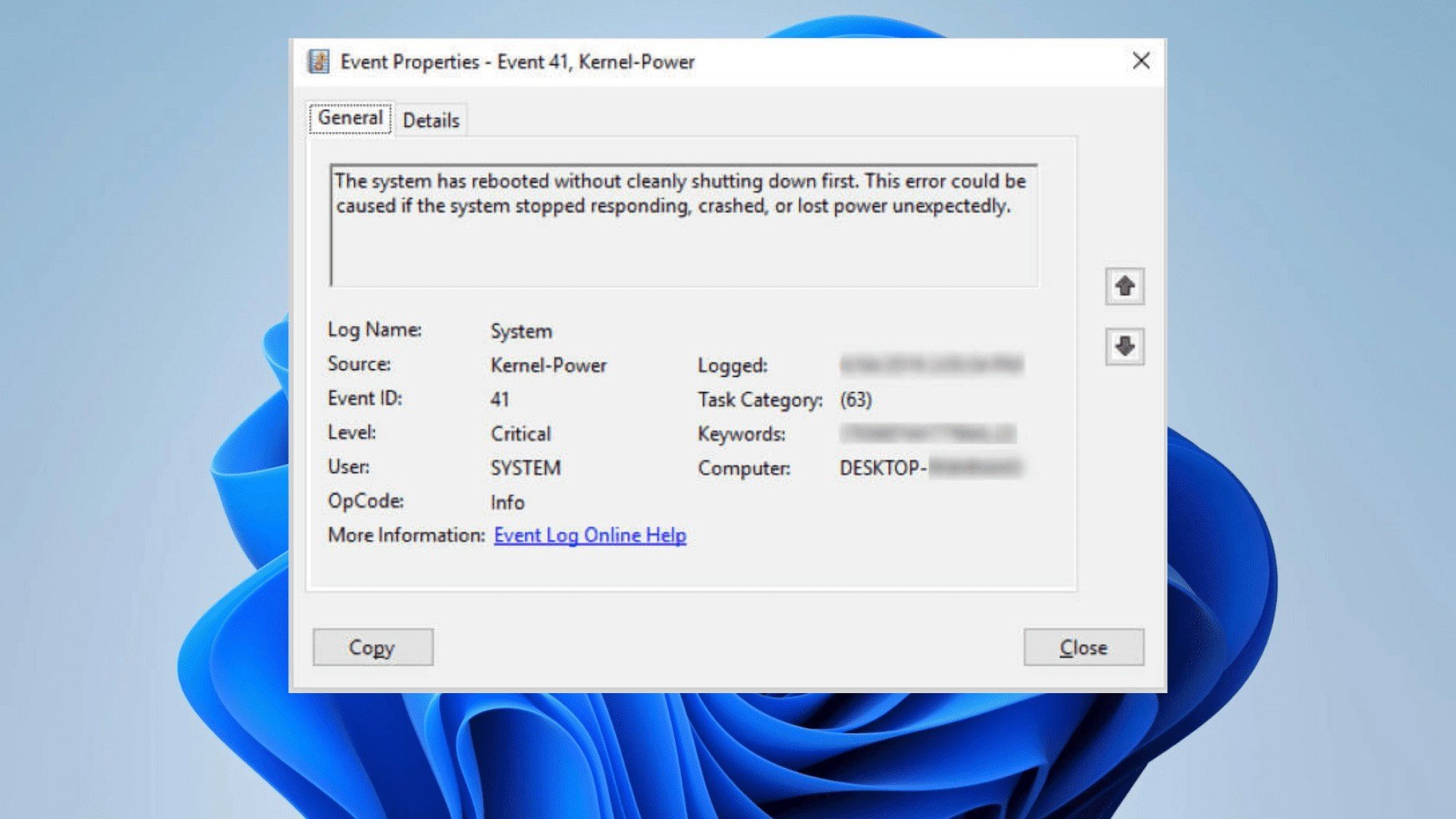 Ошибка KernelPower 41 в Windows   что за проблема и как решить