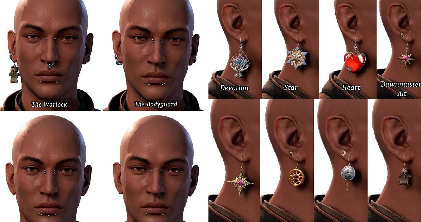 Источник: nexusmods.com / Мод Ghouls Custom Piercings