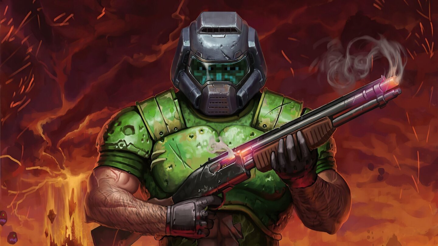DOOM запустили на листе в PDF  опробовать можно бесплатно