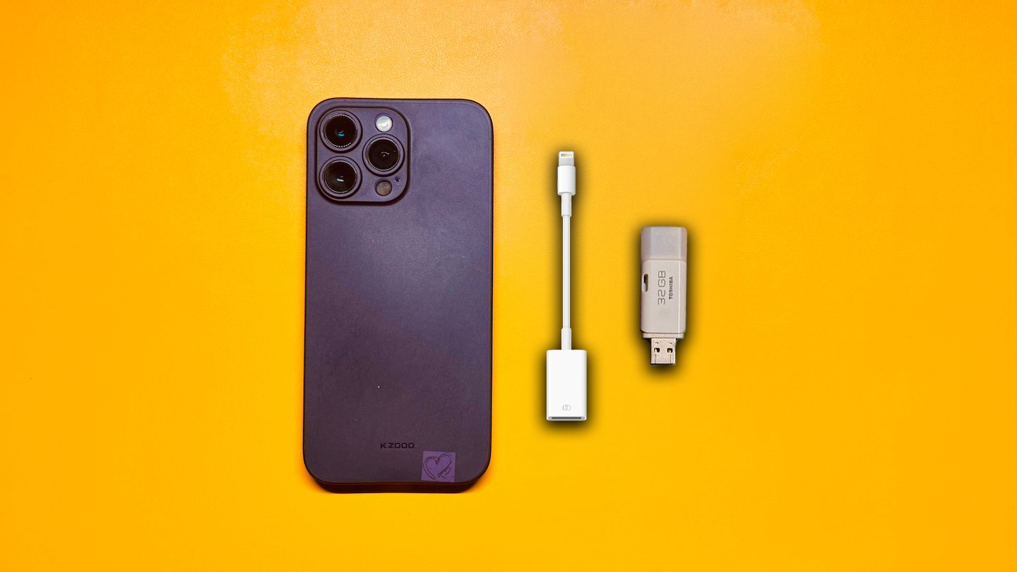 Источник: CQ / Подключение флешки к iPhone