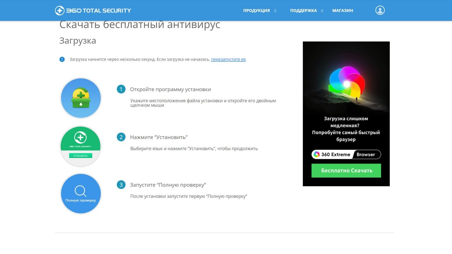 Источник: CQ / Инструкция на сайте 360 Total Security