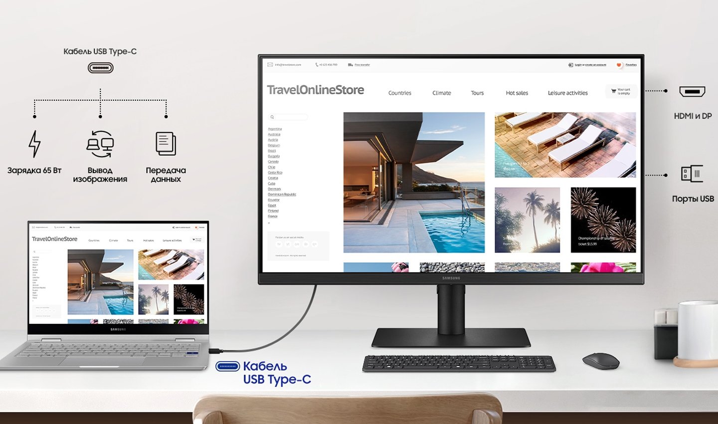 Источник: Zvk / Подключение через USB-C