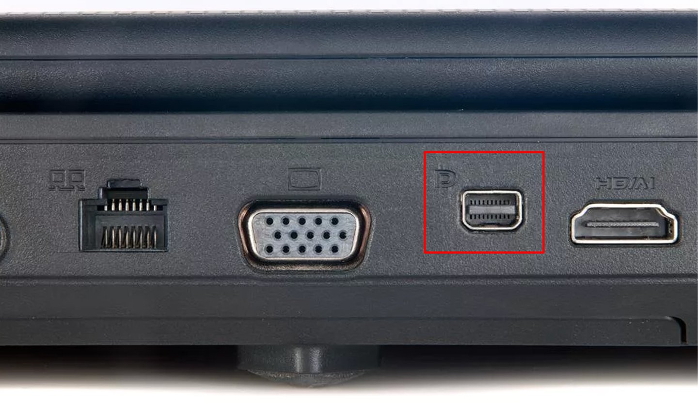 Источник: Basanova / Разъем DisplayPort на ноутбуке