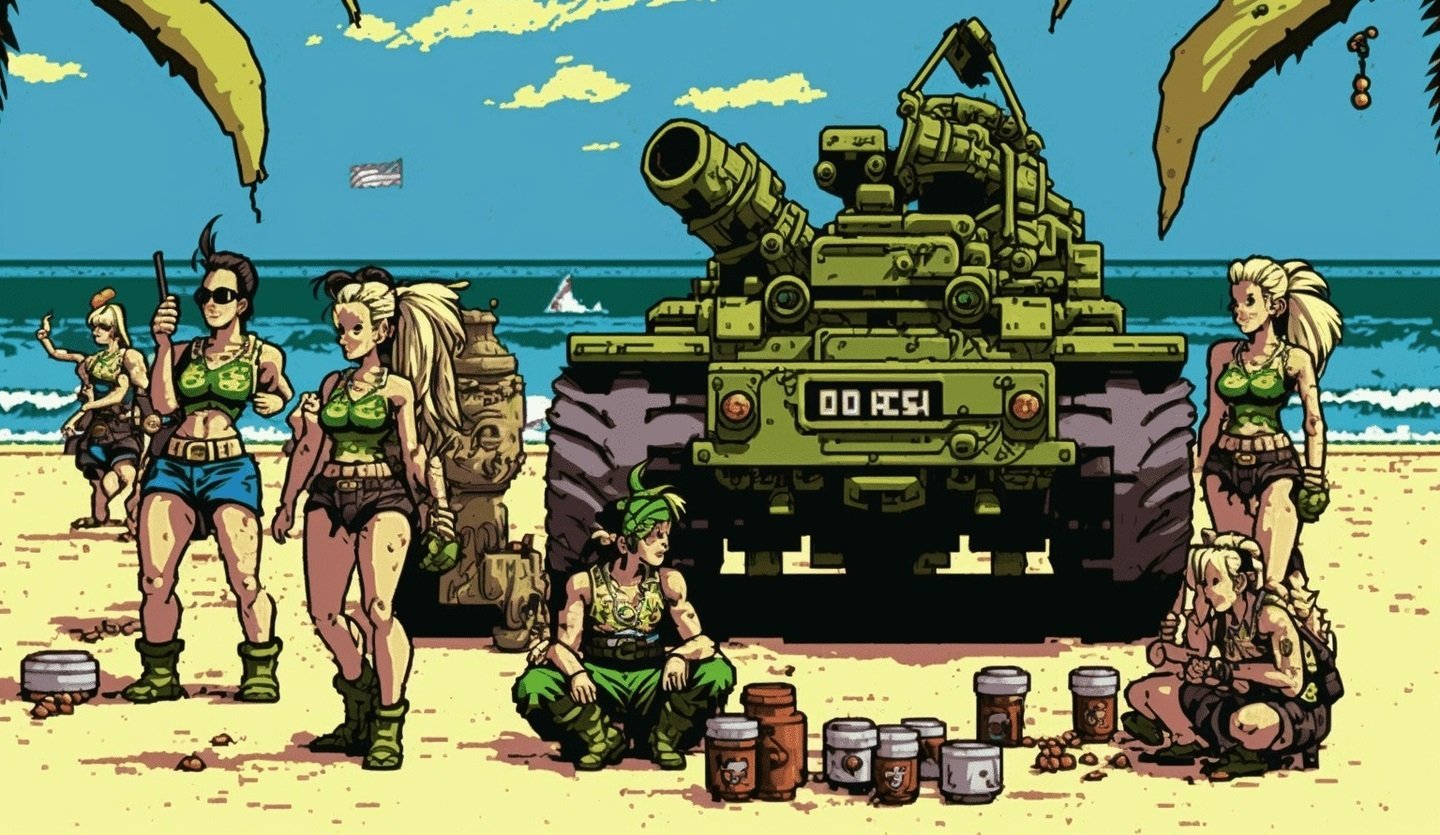 Источник: Run The Promts / Пиксельный стиль