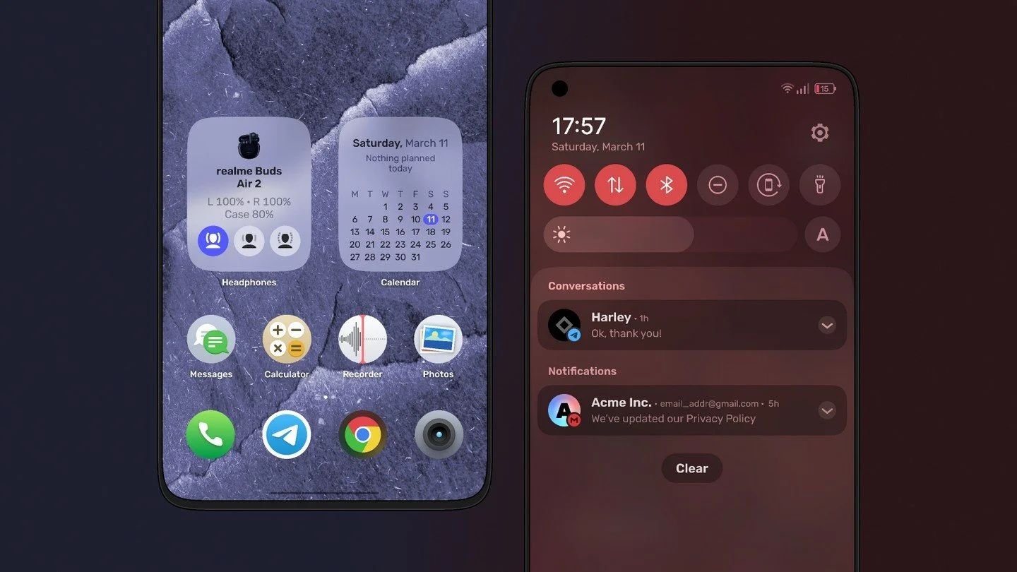 Источник: Figma / Скриншот Android