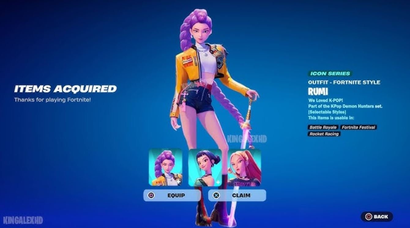Fortnite x KPop Demon Hunters