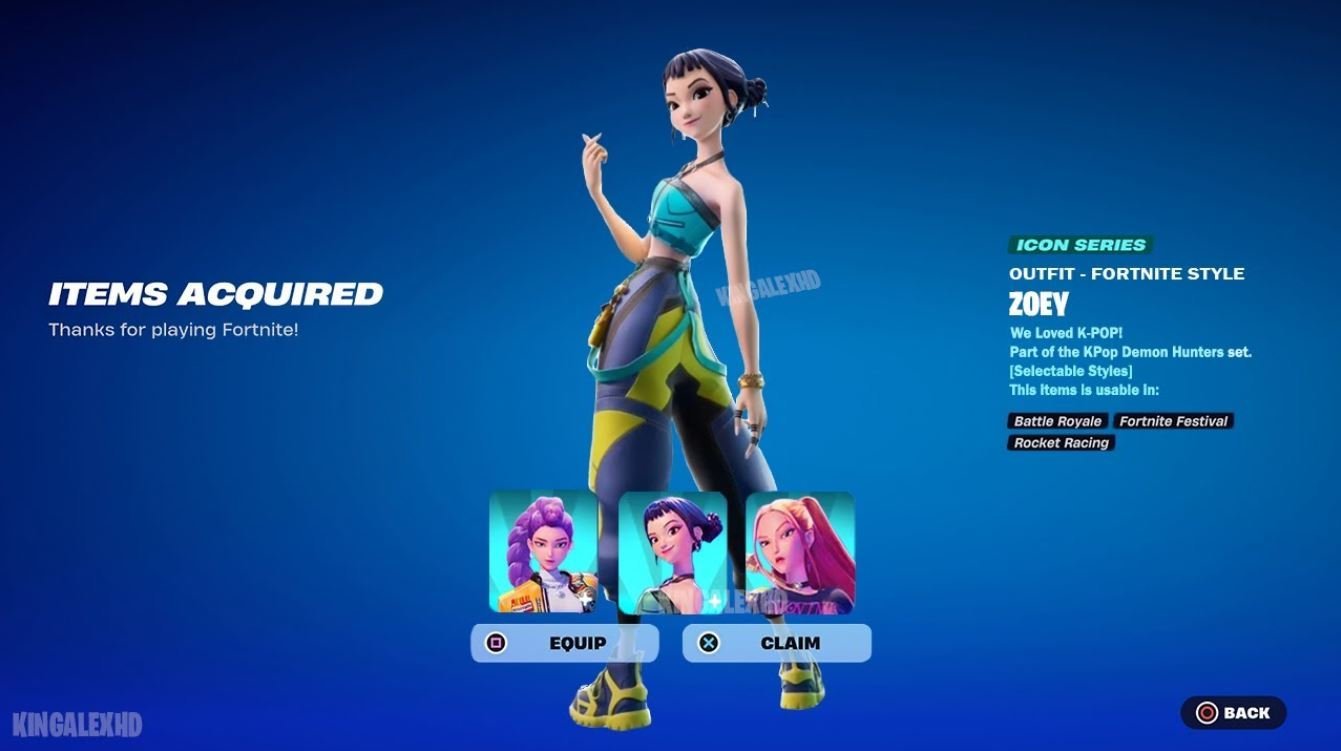 Fortnite x KPop Demon Hunters