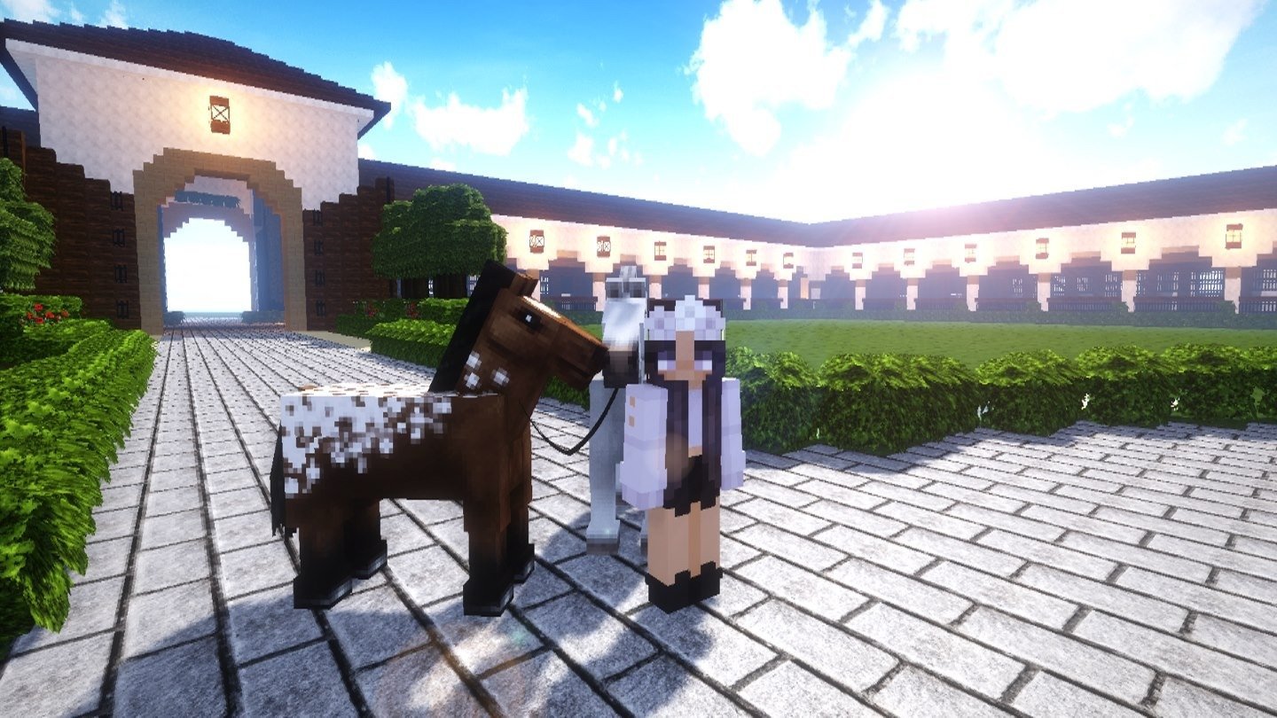Как построить конюшню в Minecraft