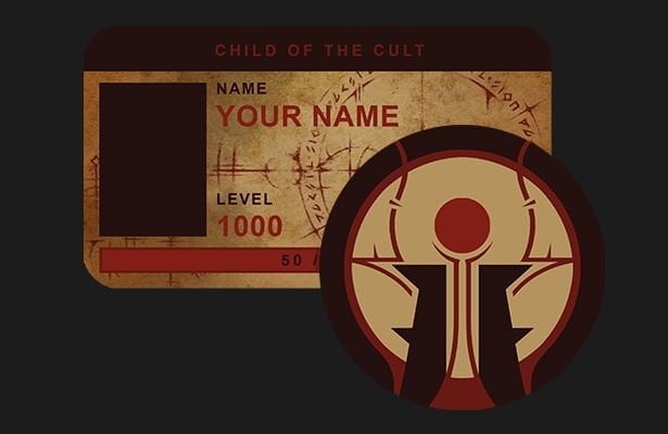 ID-карта и значок «Дитя культа» («Child of the Cult»)