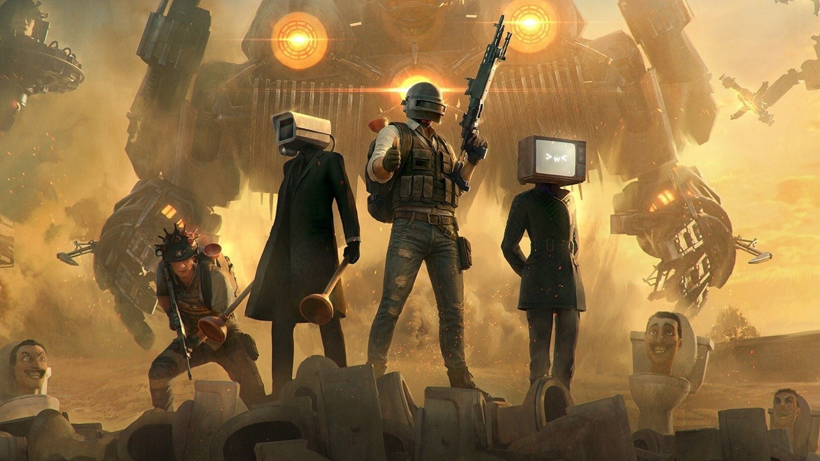 В PUBG стартовала коллаборация со Скибидитуалетами