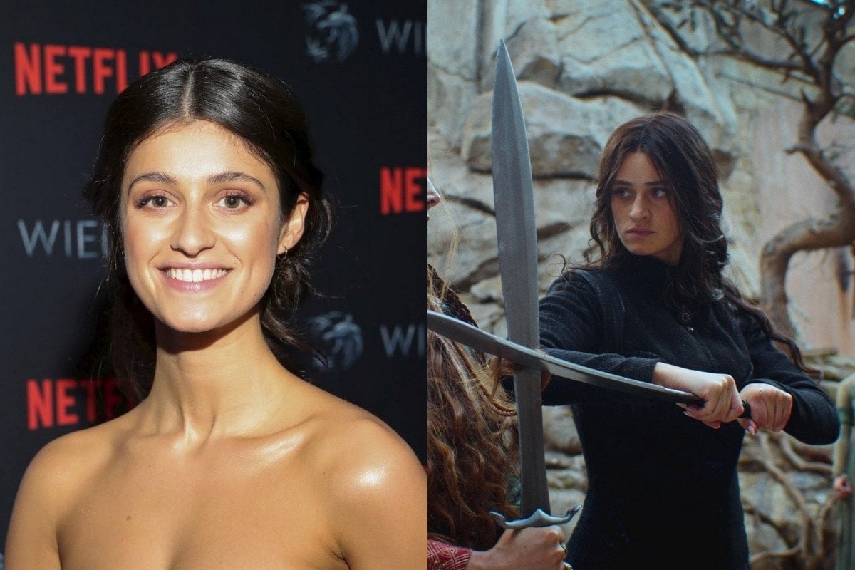 Аня Чалотра в роли чародейки Йеннифэр