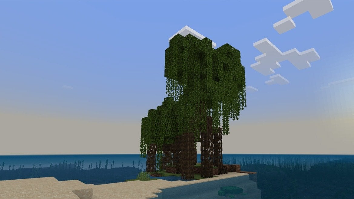Мангровое дерево в Minecraft