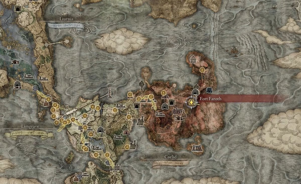 Источник: скриншот CQ.ru / Форт Фарот на карте