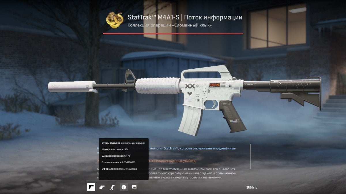 Источник: CQ.ru / M4A1-S | Printstream (Прямо с завода)