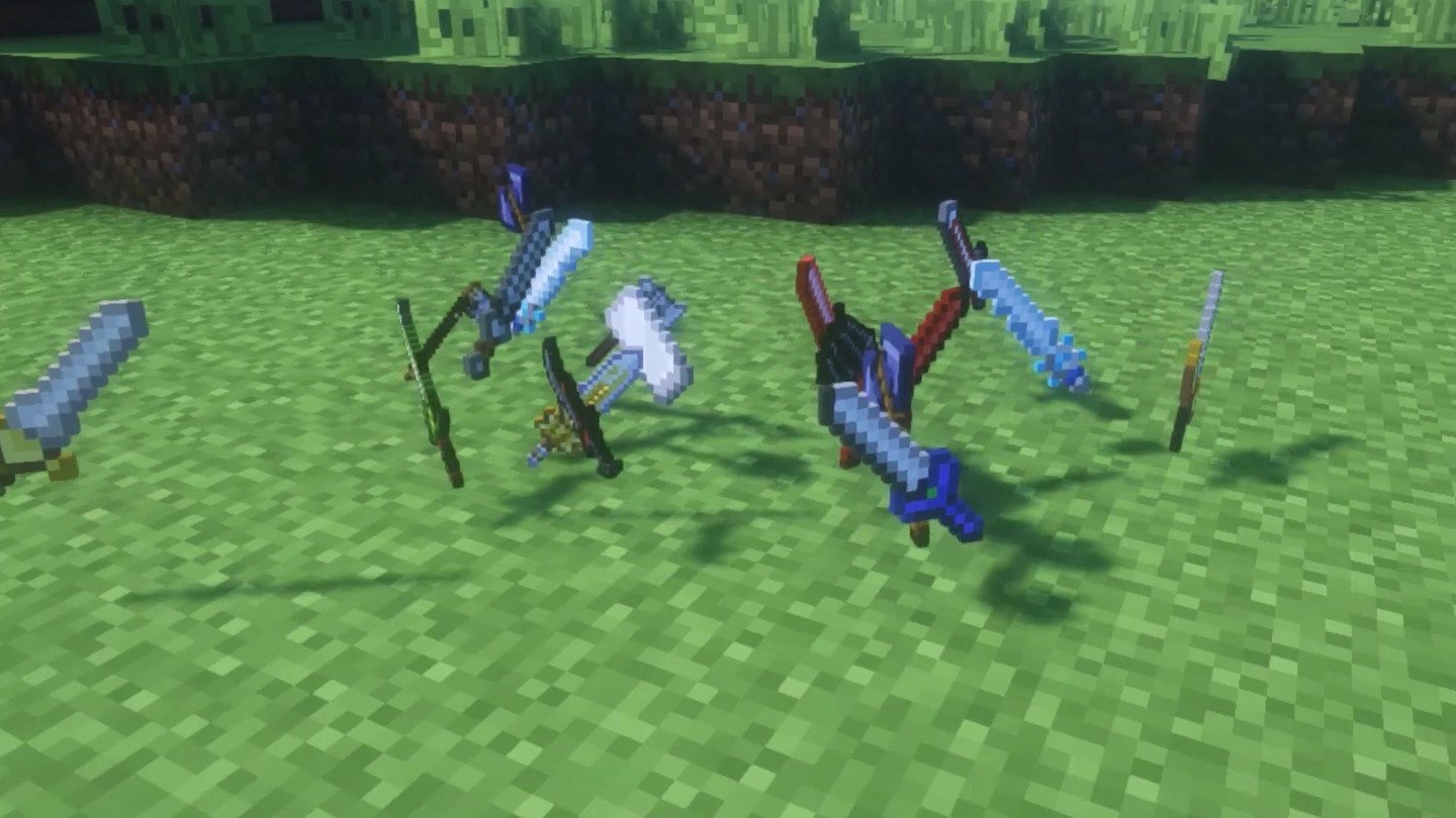 Источник: CQ.ru / Мод на мечи в Minecraft