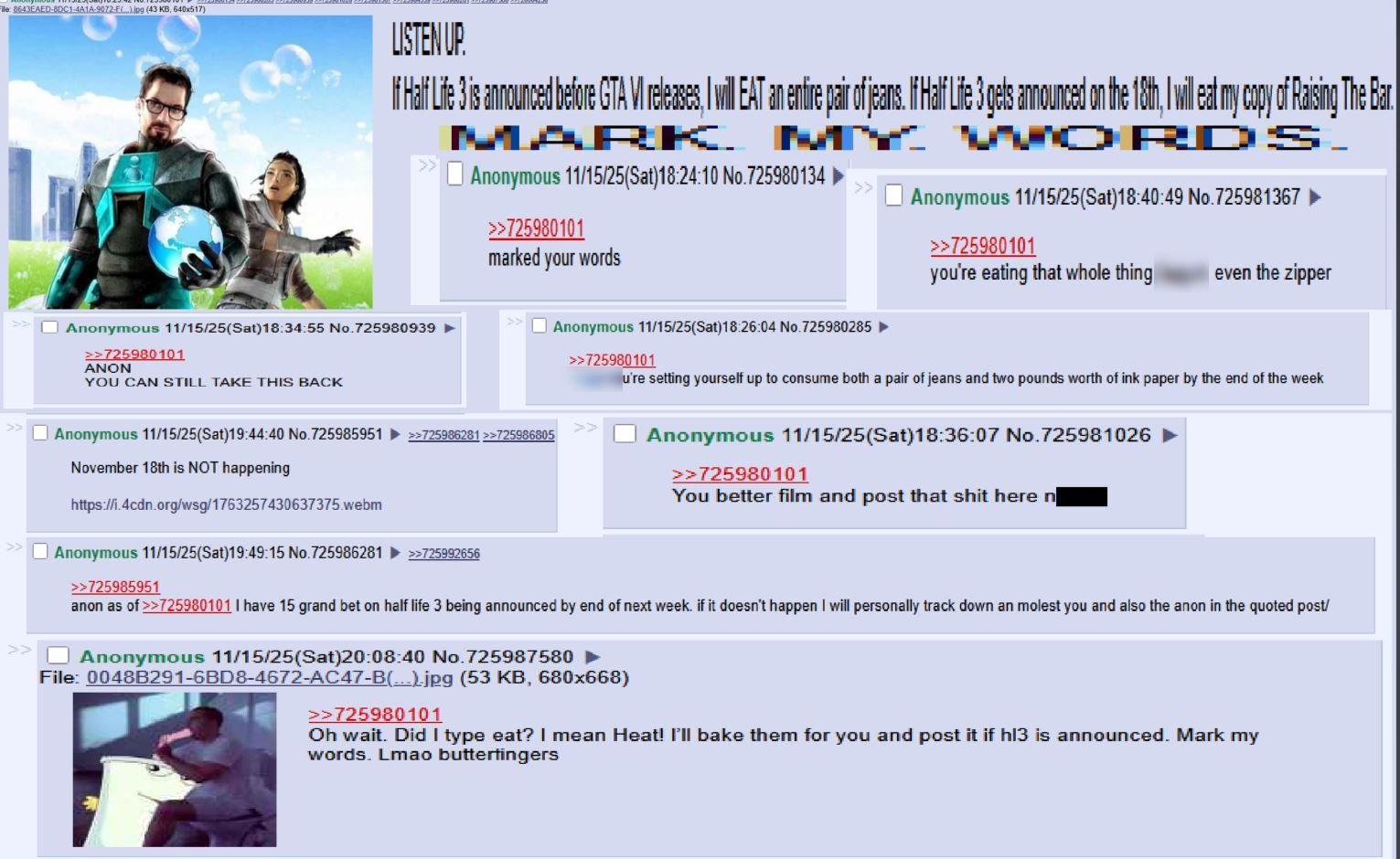 Комментарии на 4chan