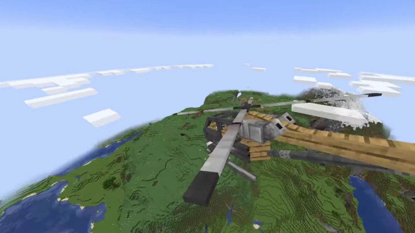 Источник: CQ.ru / Моды на самолеты в Minecraft