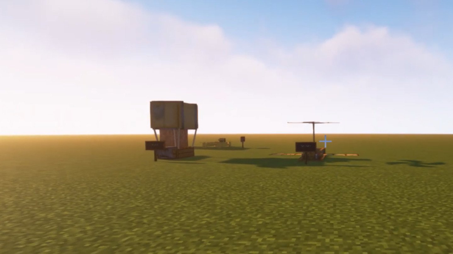 Источник: CQ.ru / Моды на самолеты в Minecraft